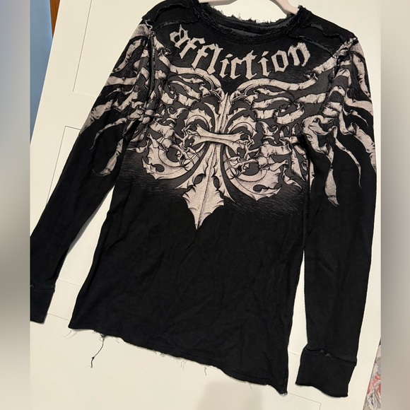 AFFLICTION Y2K Men’s Thermal - Picture 3 of 6